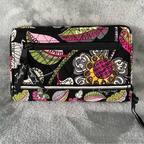 Vera Bradley Moon Blooms Mandy Shoulder Bag & Turn Lock Wallet Set Bundle - Picture 13 of 16